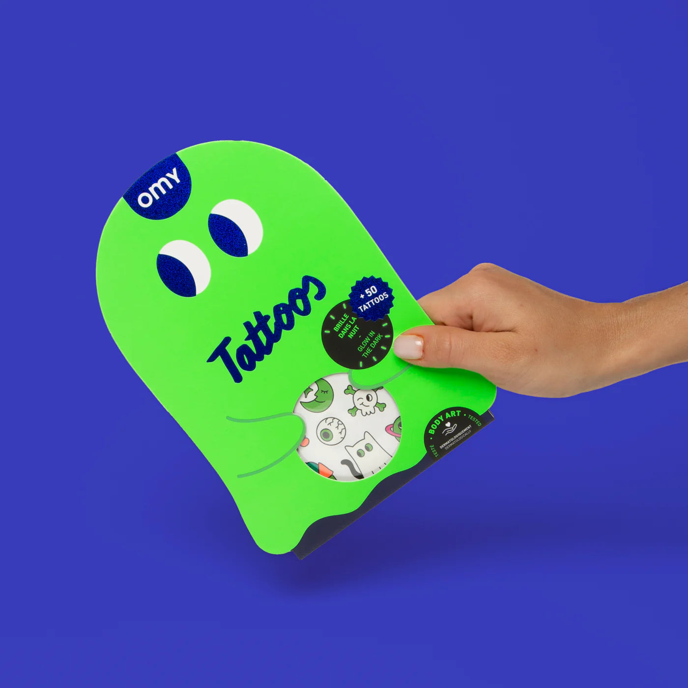 Tattoos Boo ! OMY - Tatouages Phosphorescents dés 3 ans