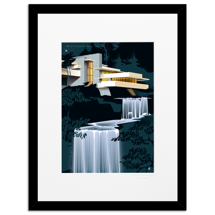 The Falling Water - Collection Monsieur Z - tirage 30x40 cm - Image Republic
