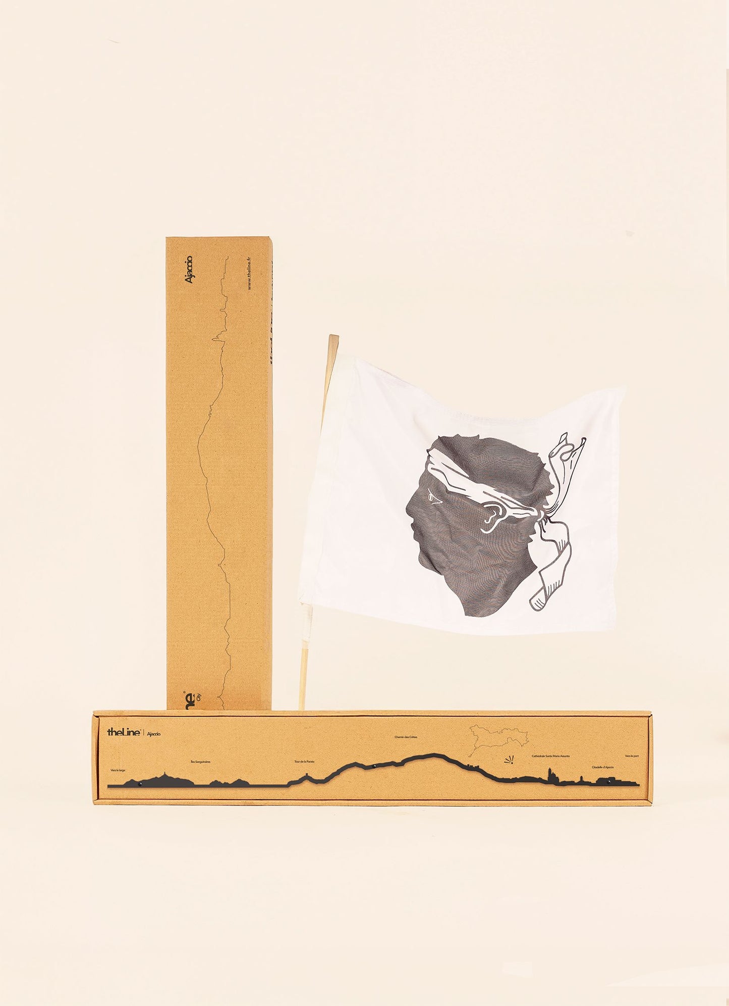 Ajaccio - Noir 50cm - The Line