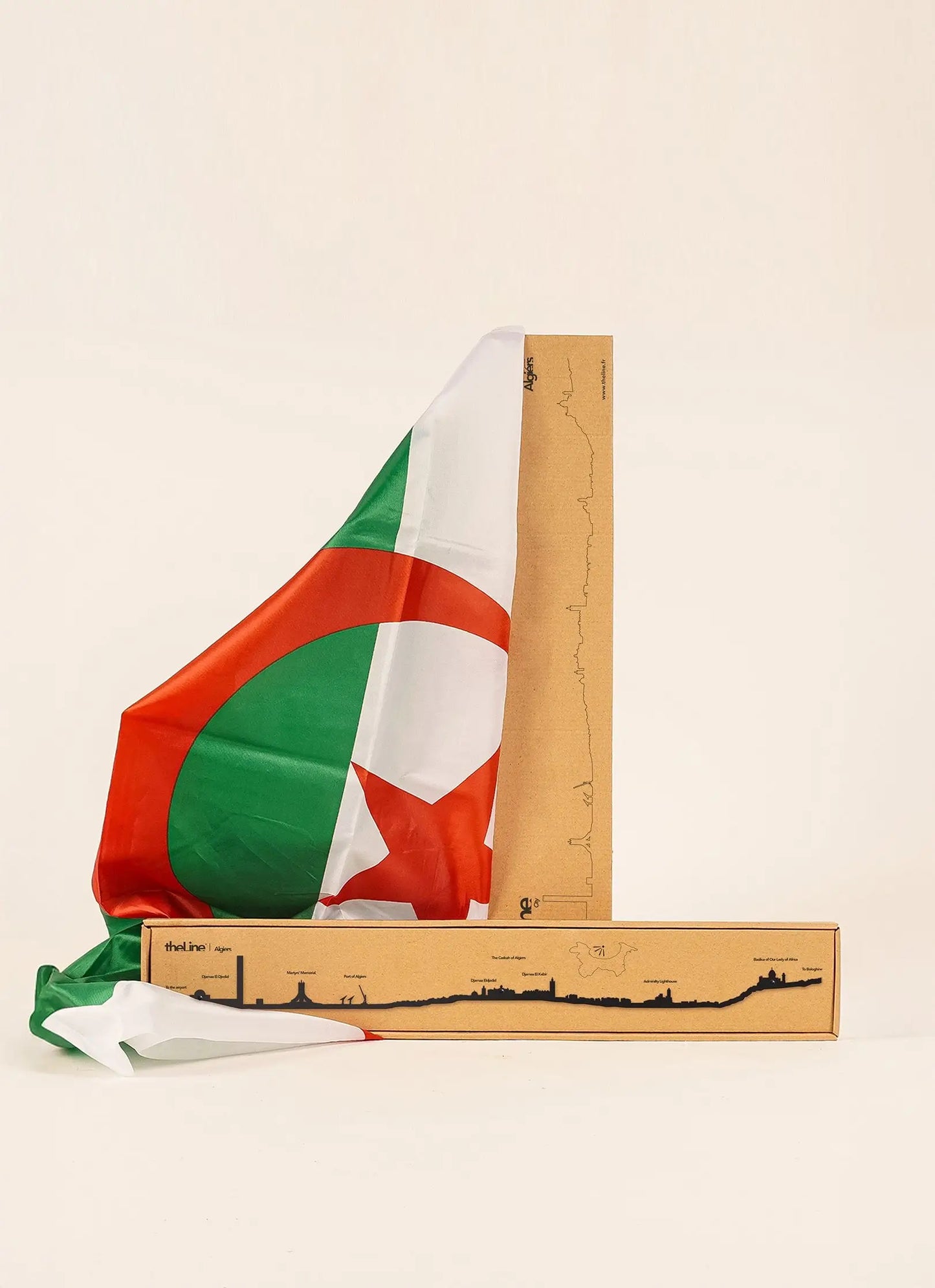 Silhouette murale de Alger - The Line - Packaging