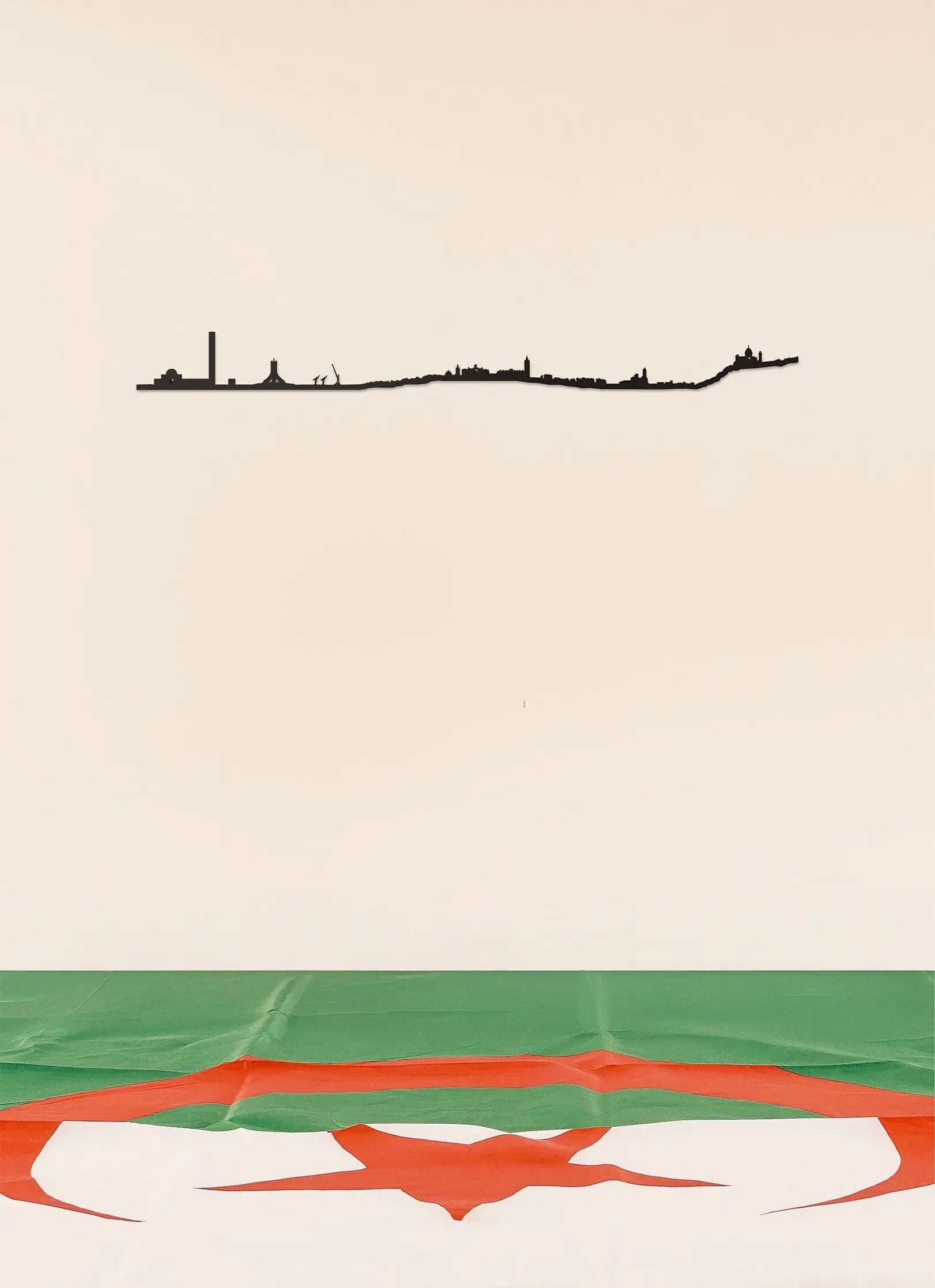 Silhouette murale d'Alger - The Line