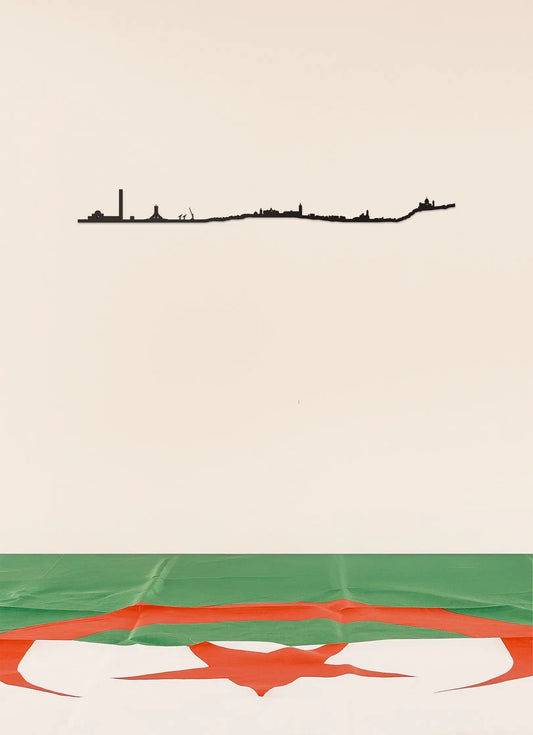 Silhouette murale d'Alger - The Line