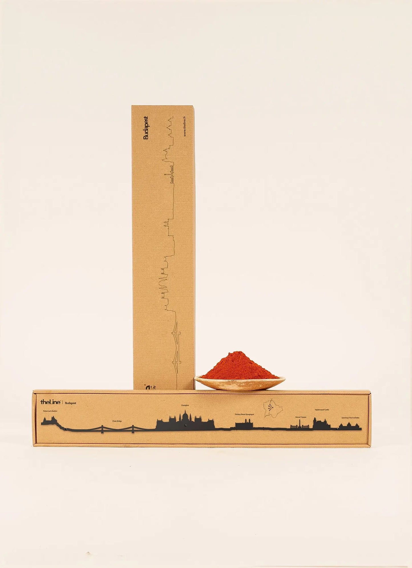 Silhouette murale de Budapest - The Line - Packaging