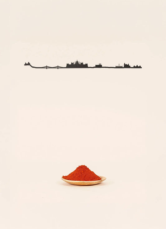 Silhouette murale de Budapest - The Line