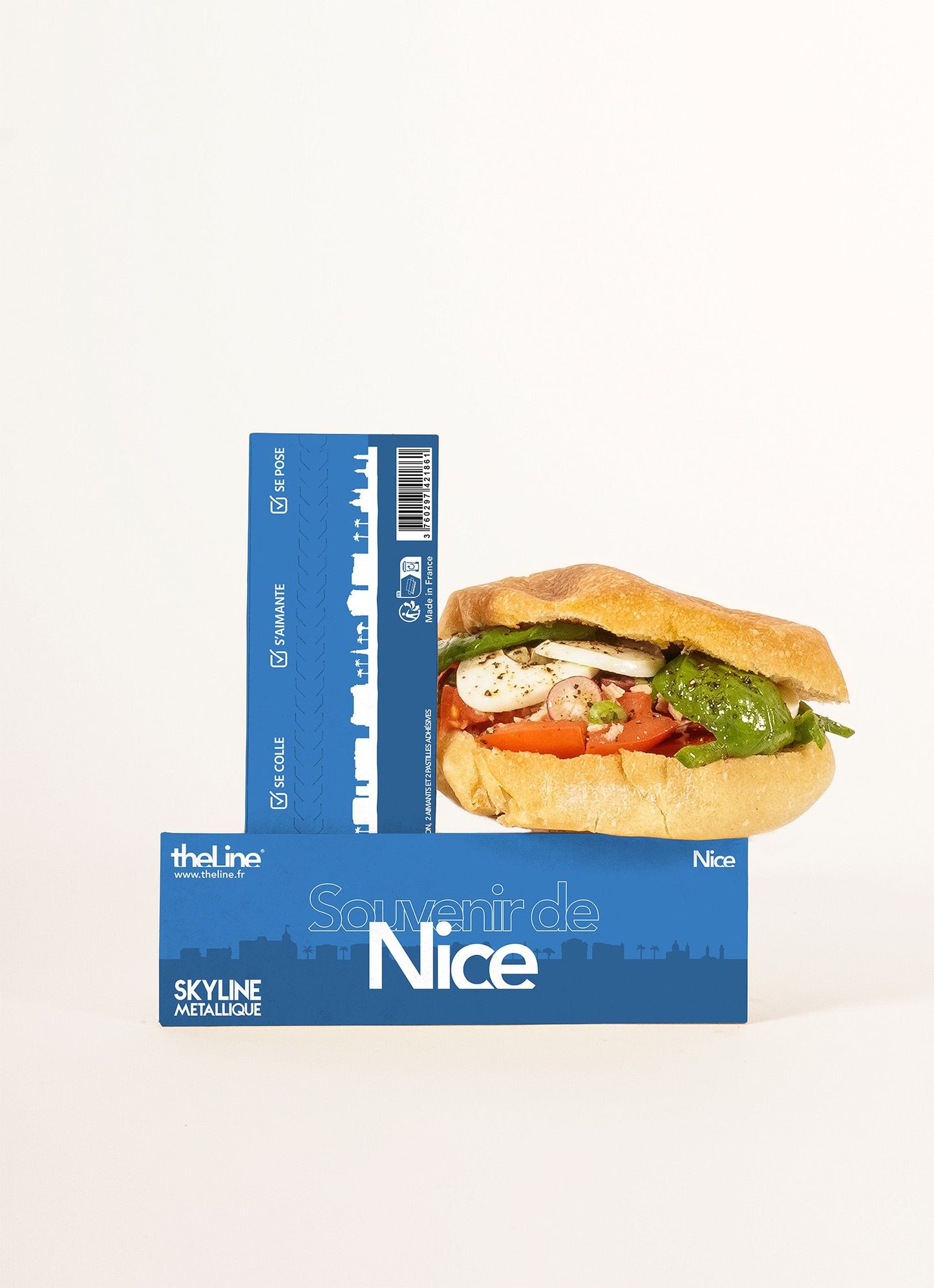 Silhouette acier noir de Nice Mini - 19 cm The Line