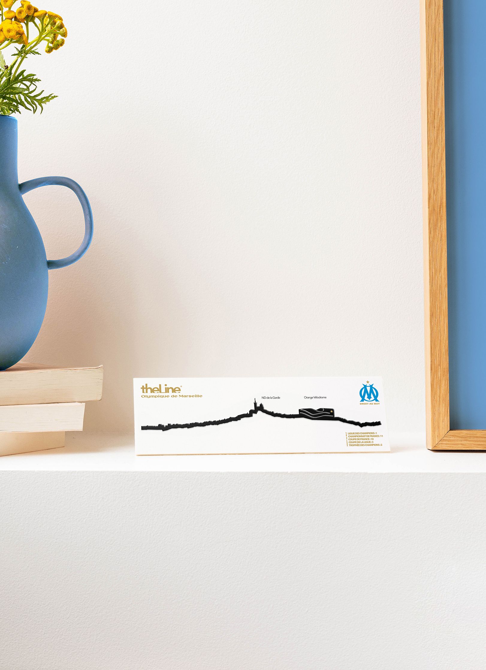 Olympique de Marseille - Noir 19cm - The Line