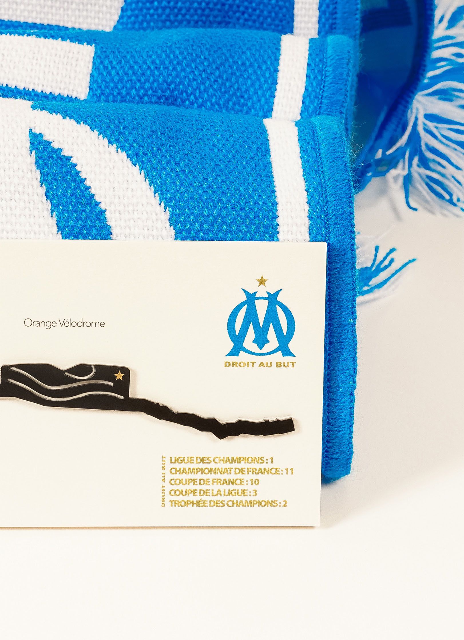 Olympique de Marseille - Noir 19cm - The Line