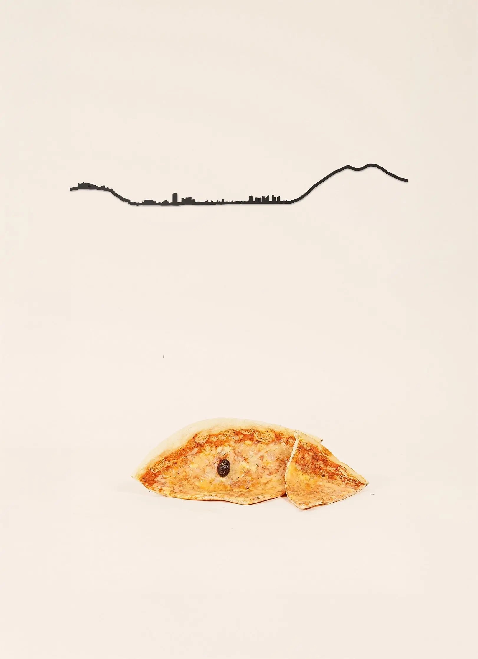 Silhouette murale de Naples - The Line