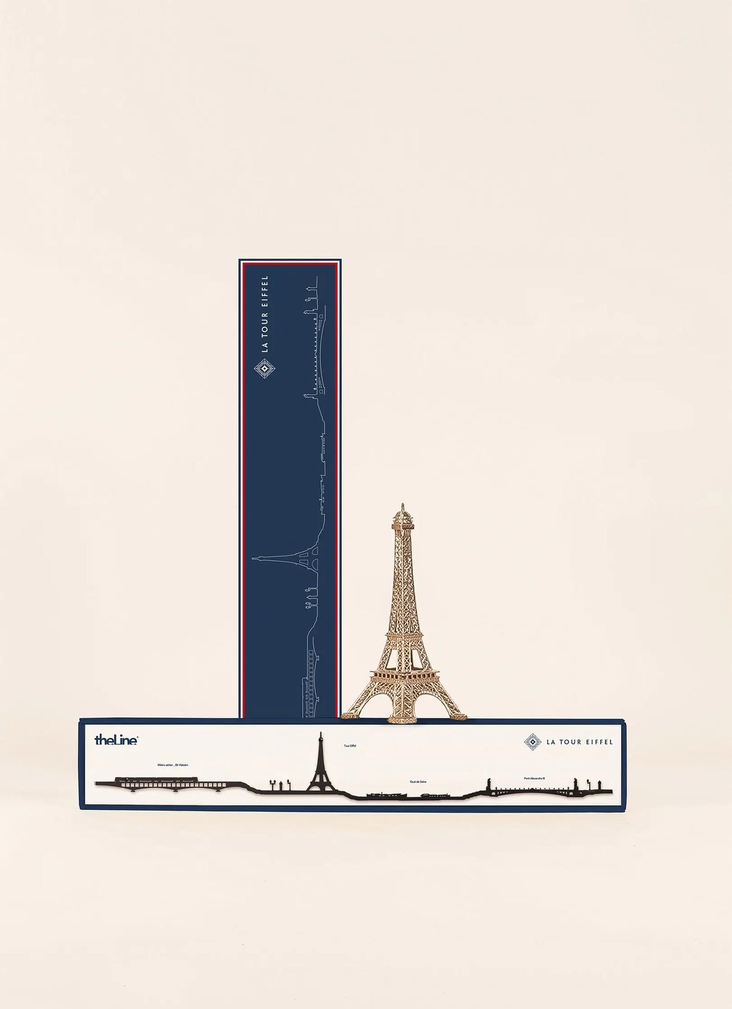 Silhouette murale de Paris édition Tour Eiffel mini - The Line - Packaging