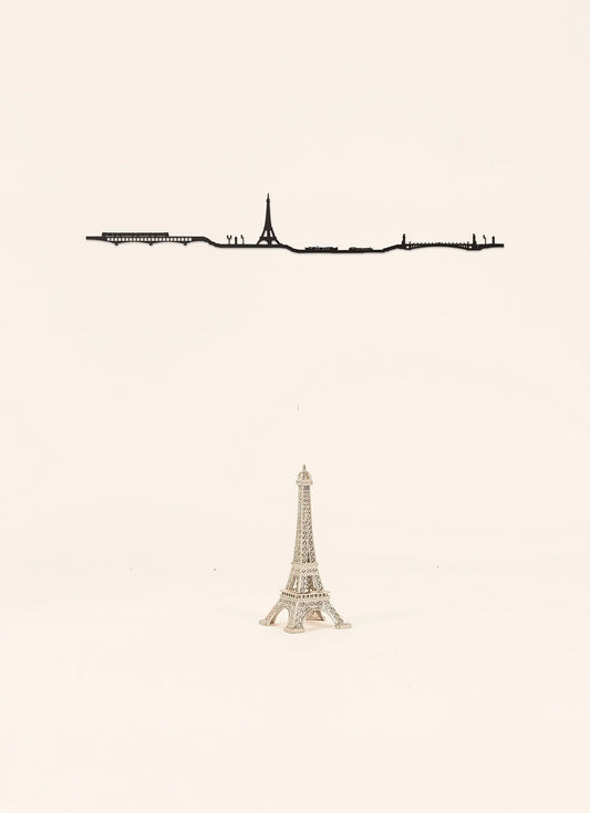 Silhouette murale de Paris Tour Eiffel - The Line
