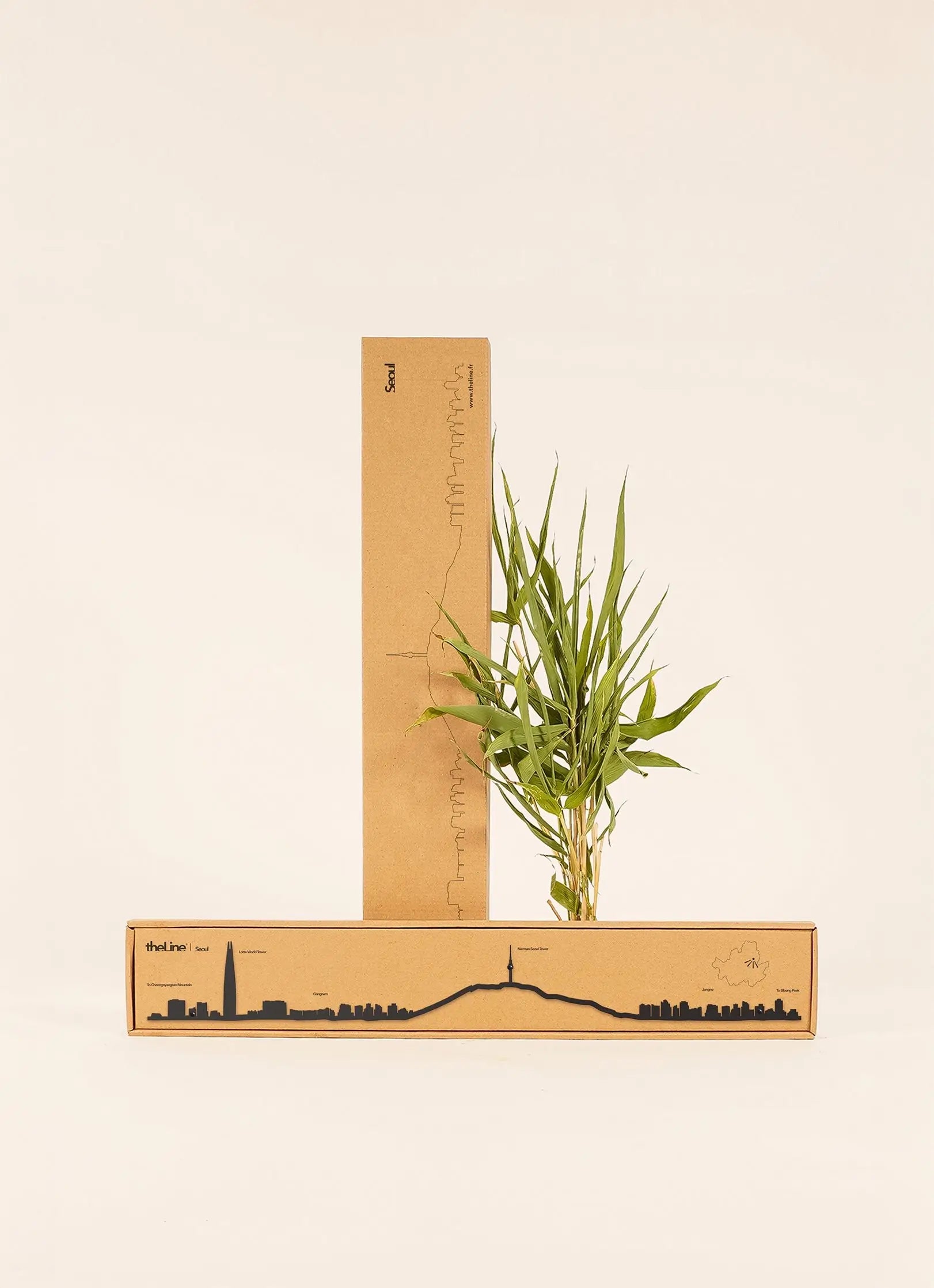 Silhouette murale de Séoul - The Line - Packaging