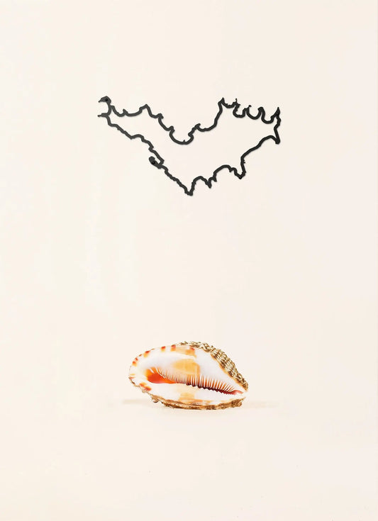 Silhouette murale de Saint-Barthélémy - The Line