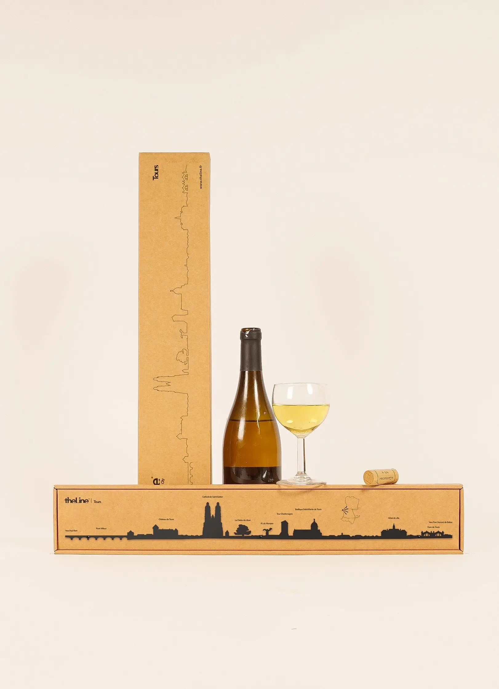 Silhouette murale de Tours - The Line - Packaging