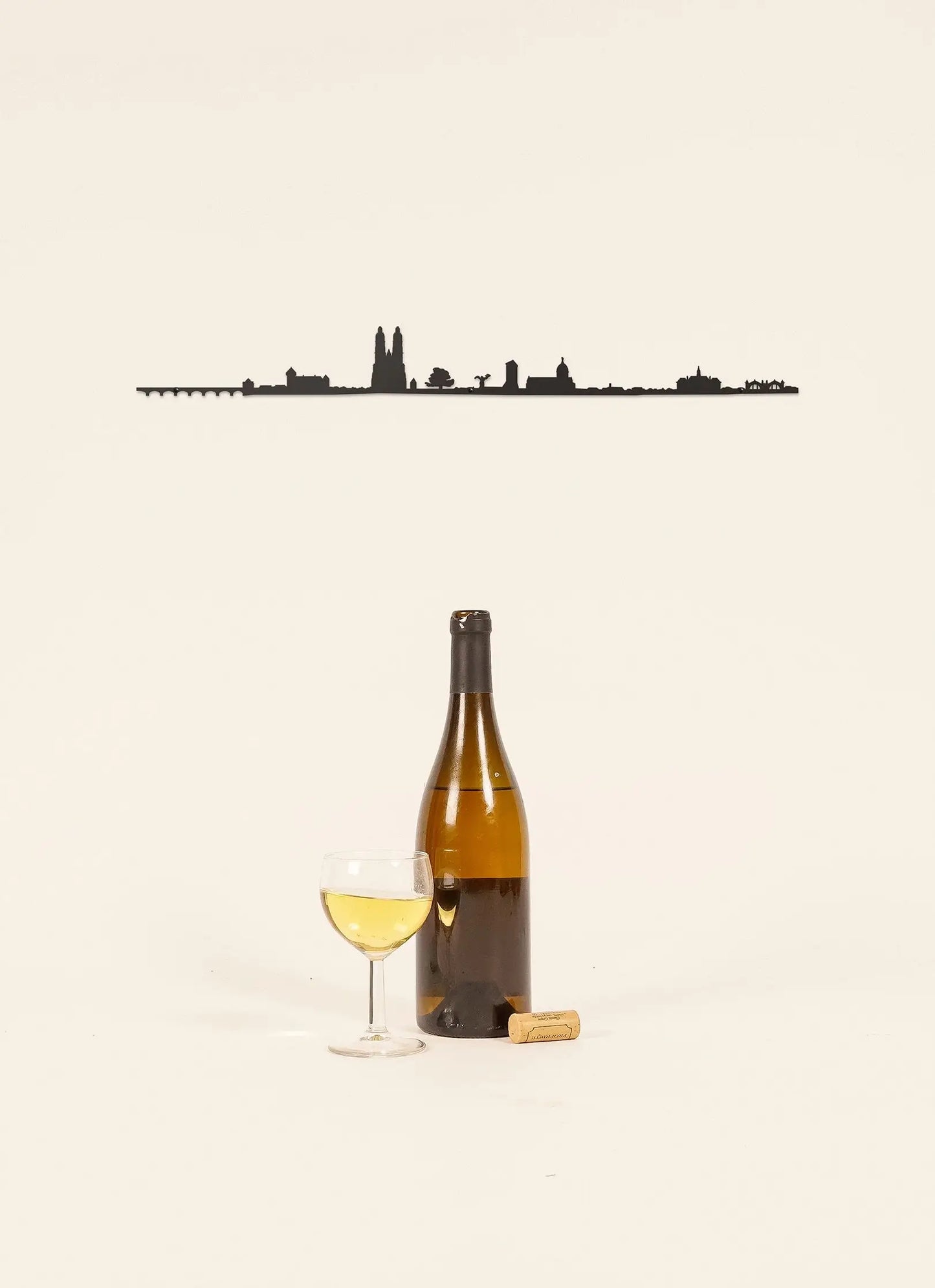 Silhouette murale de Tours - The Line