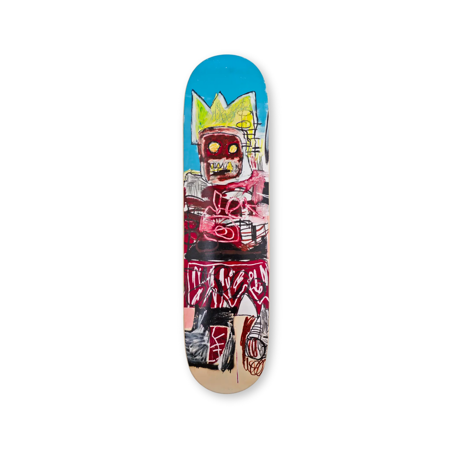 The Skateroom modèle Red King inspiré de l'œuvre de Basquiat