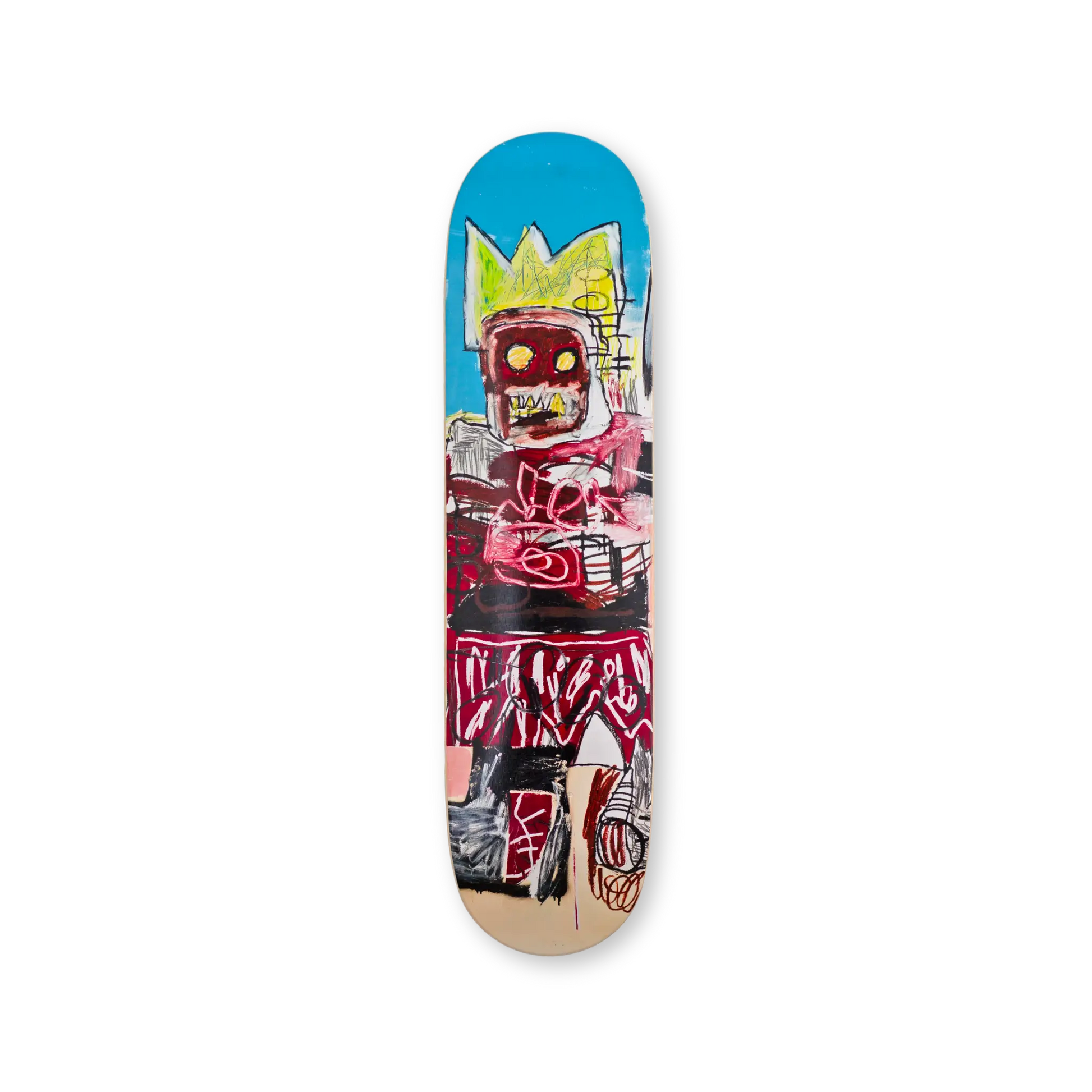 The Skateroom modèle Red King inspiré de l'œuvre de Basquiat