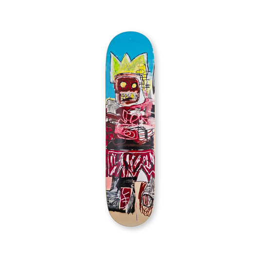 The Skateroom modèle Red King inspiré de l'œuvre de Basquiat