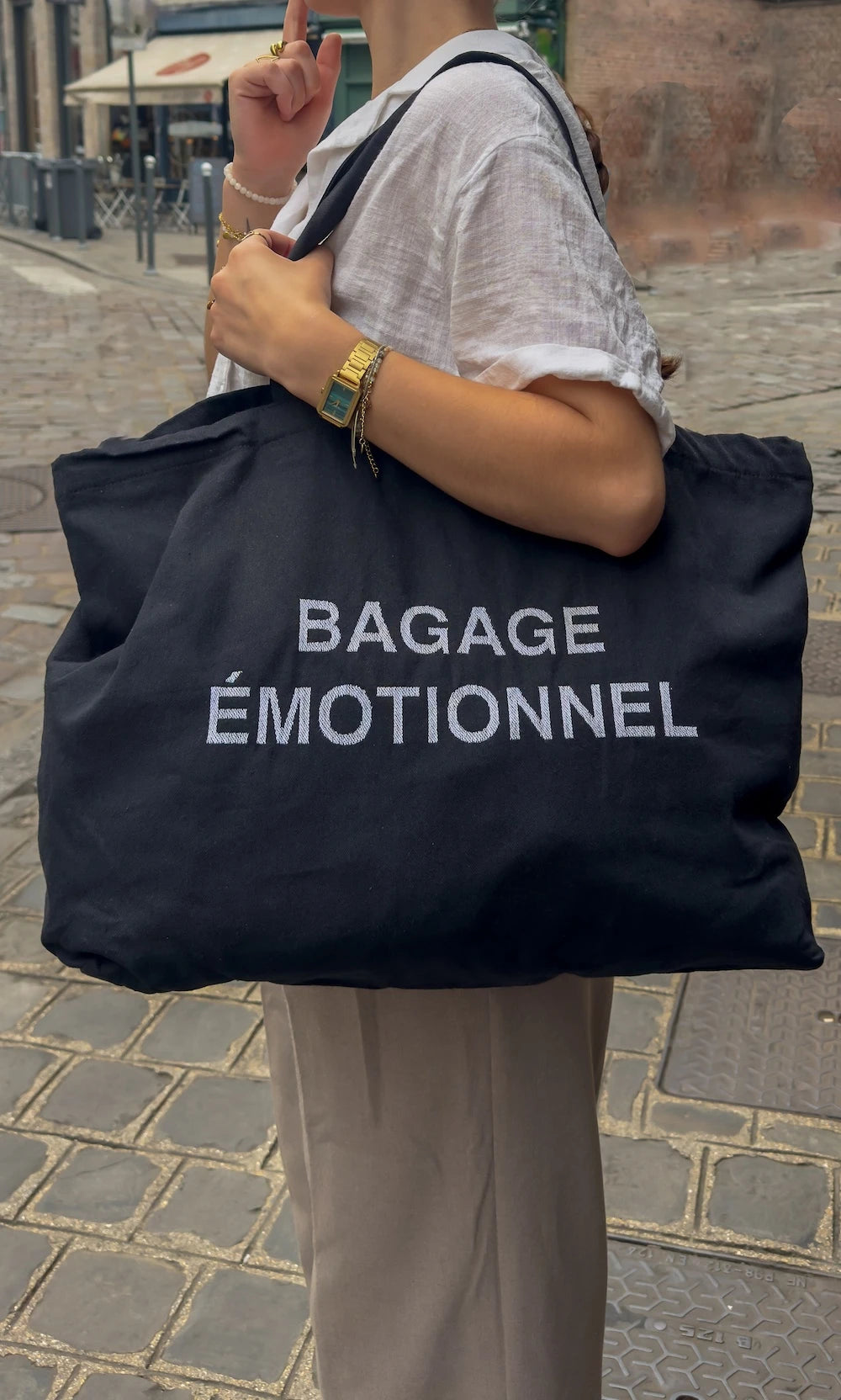 Tote Bag Bagage Émotionnel - Félicie Aussi