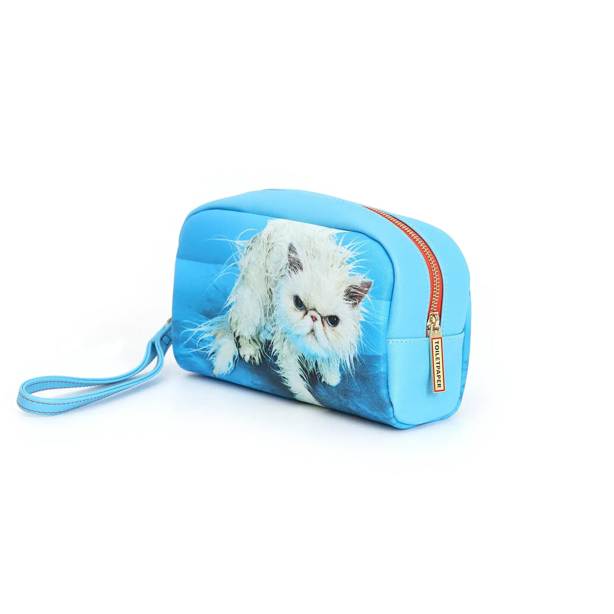 Trousse de toilette Angry Cat vue de biais