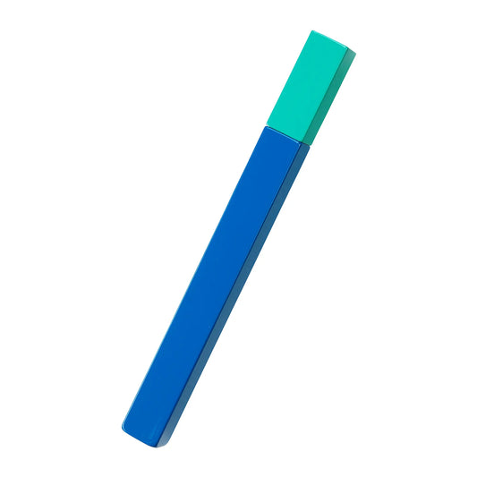 Briquet japonais Tsubota Pearl Queue Gloss Bleu avec capuchon menthe