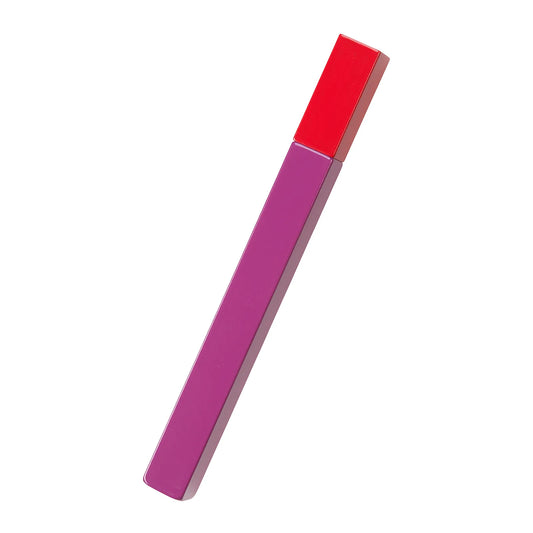 Briquet japonais Tsubota Pearl Queue Gloss Violet avec capuchon rouge
