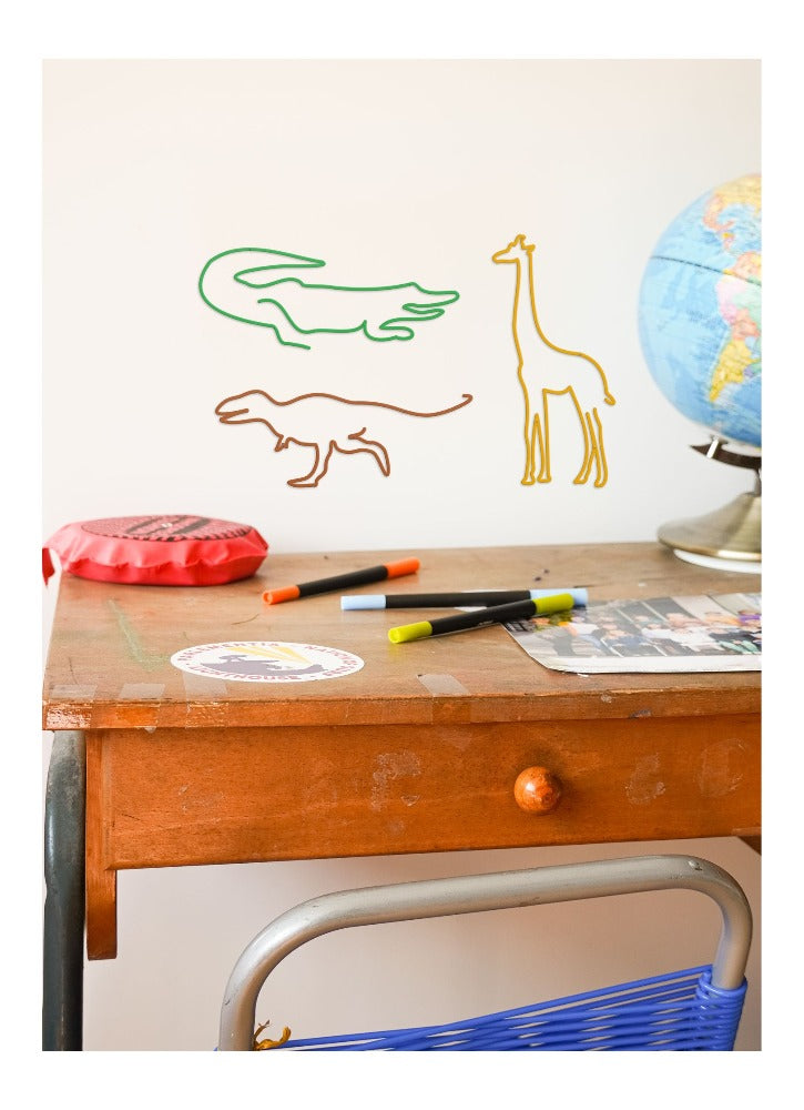 Tyranosaure - The Line Kids - silhouette d'animaux en acier