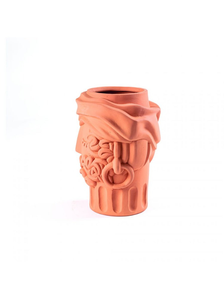 Man - Vase Magna Graecia en terracotta - Seletti