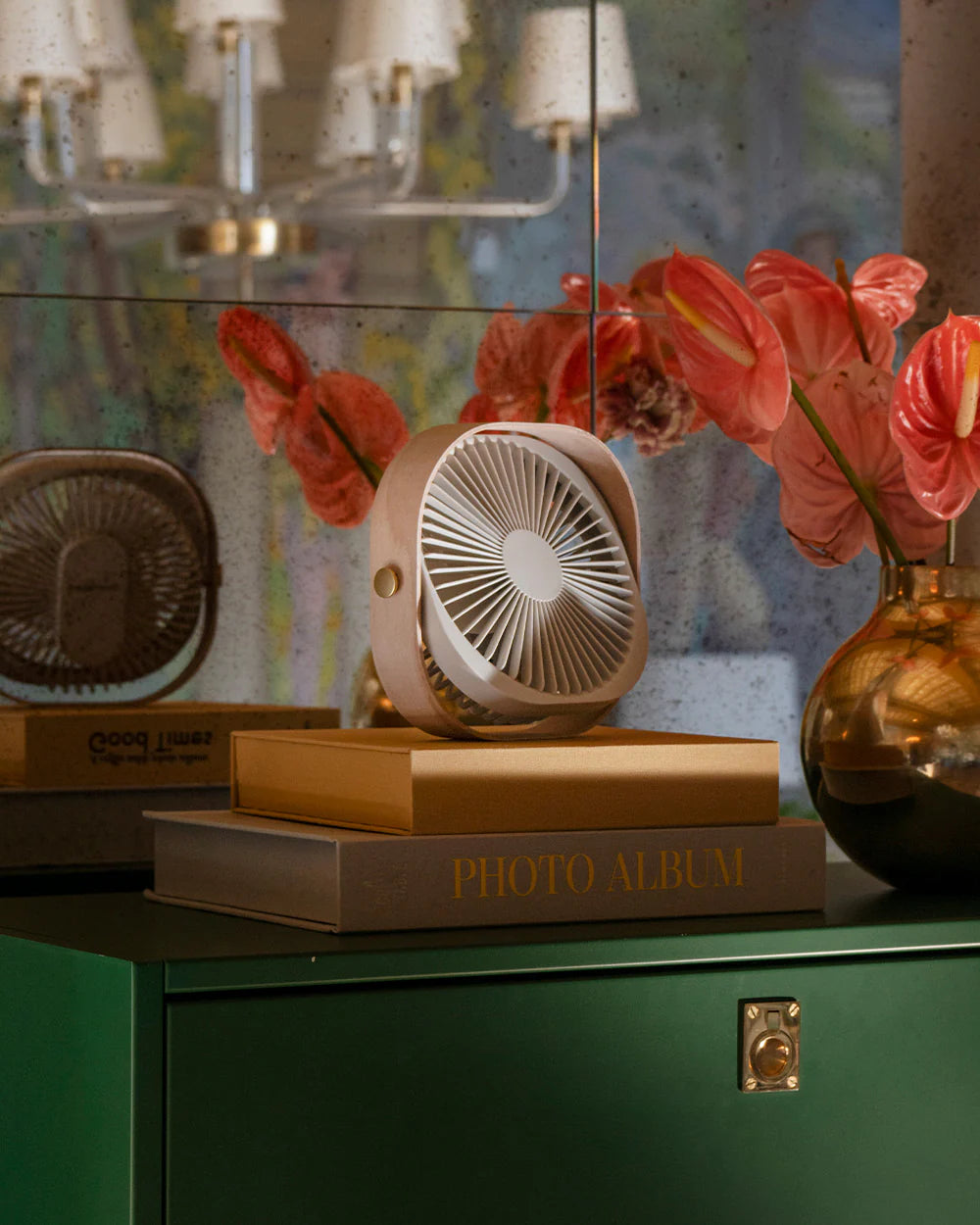 Ventilateur Portable, Rechargeable Printworks - Beige