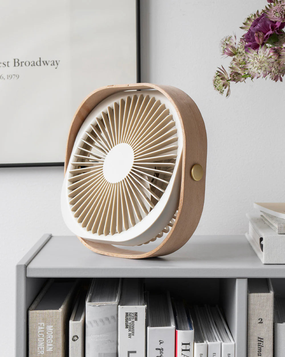 Ventilateur Portable, Rechargeable Printworks - Beige