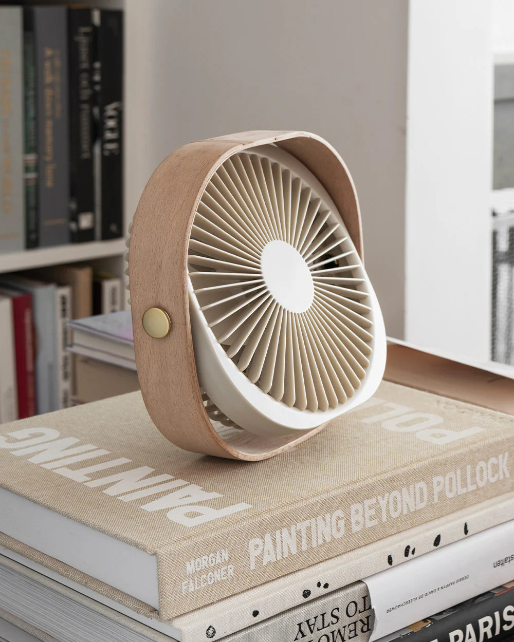 Ventilateur Portable, Rechargeable Printworks - Beige