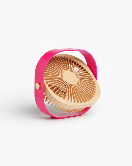 Ventilateur Portable, Rechargeable Printworks - Cerise