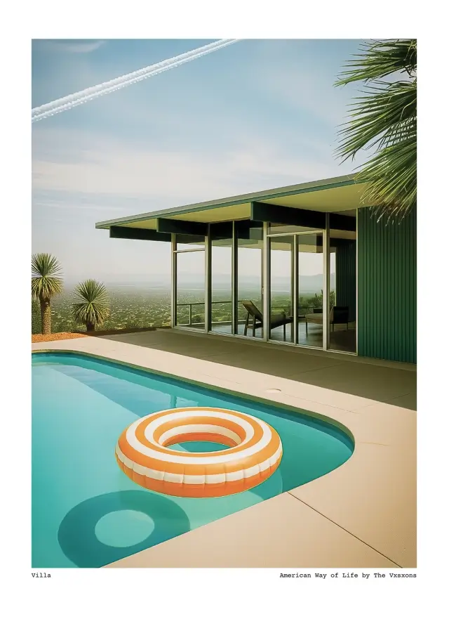 "Villa - American Way Of Life" Villa avec une piscine