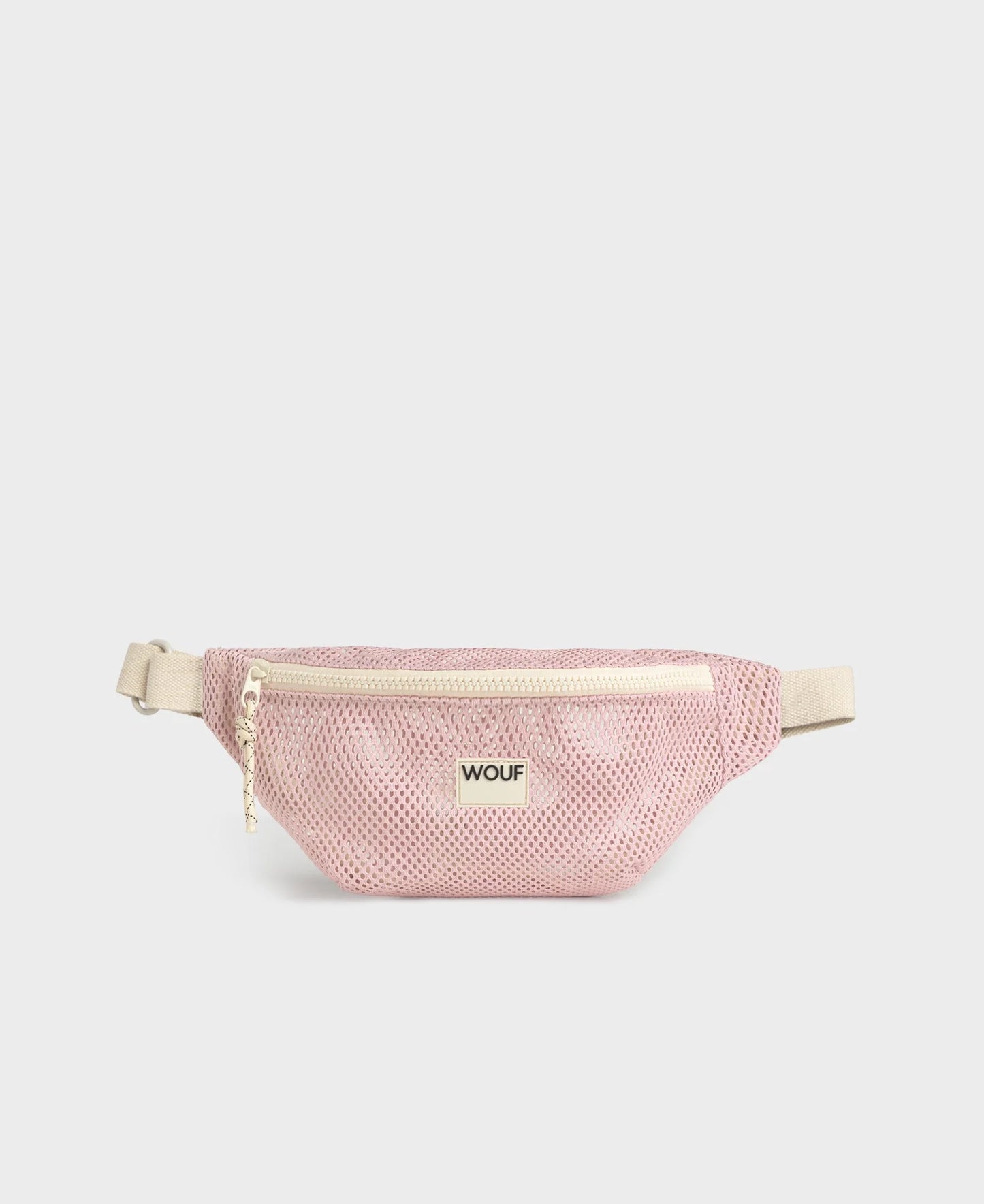 Wouf - Sac banane filet rose Blush, collection Mesh 