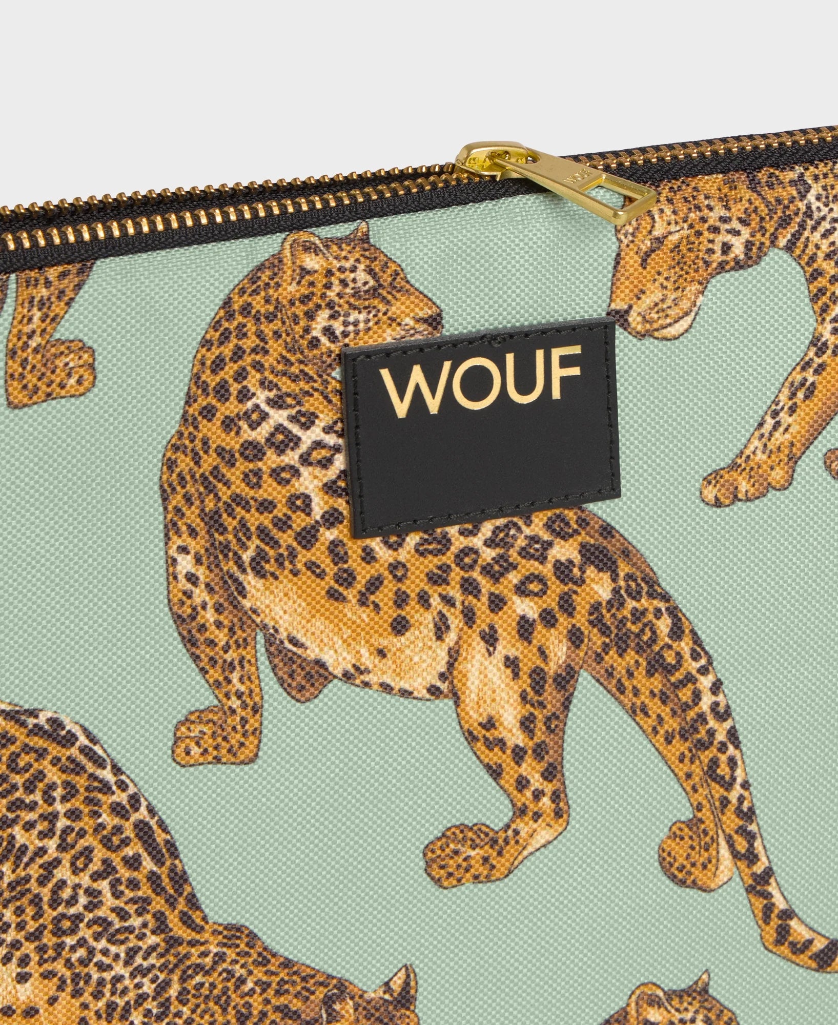 Housse de protection Wouf Emerald Leopard et sa fermeture éclair