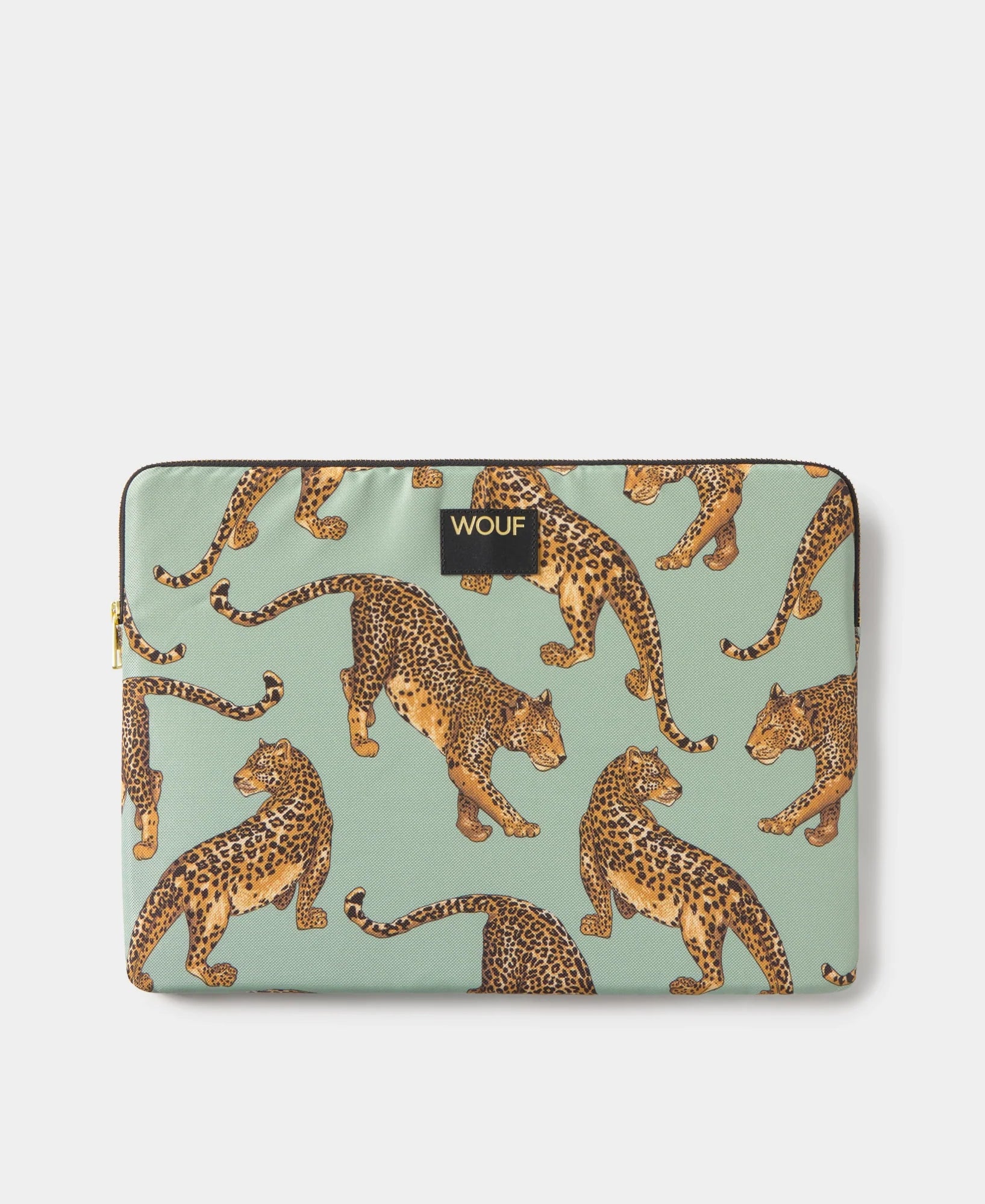 Housse d'ordinateur Wouf Emerald Leopard pour 15" et 16"