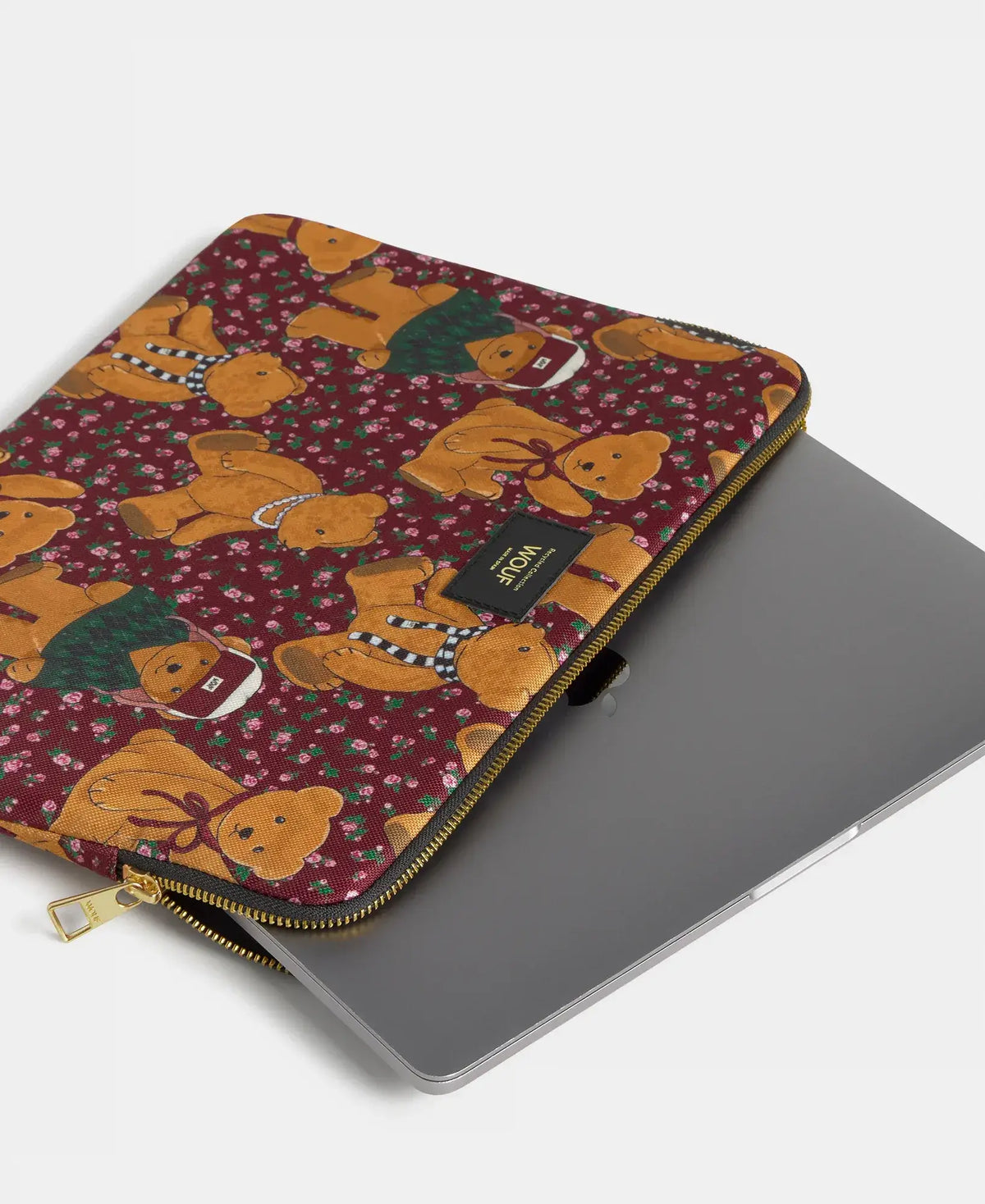 Housse de protection Cozy avec ordinateur Mac Book à l'intérieur