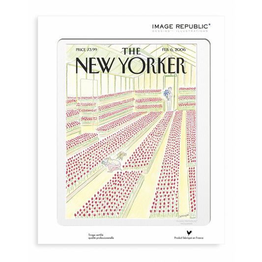 Affiche 50 Sempé - Tulipes - Collection The New Yorker - Image Republic