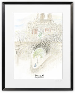Affiche Sempé - Pont-neuf - Tirage Image Republic