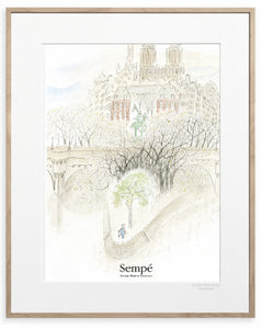 Affiche Sempé - Pont-neuf - Tirage Image Republic