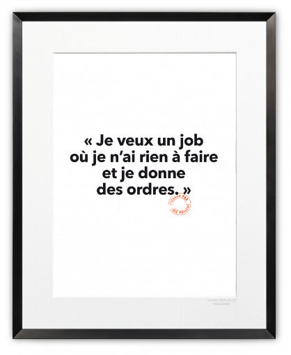 16 - Je veux un job - Collection Entendu par Loïc Prigent