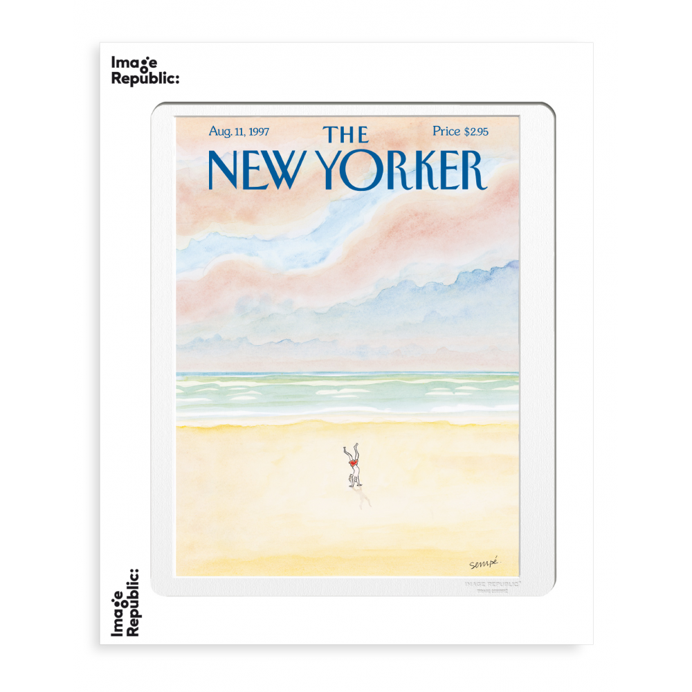 Illustration The New Yorker Sempé - 134 man doing a handstand - Image Republic