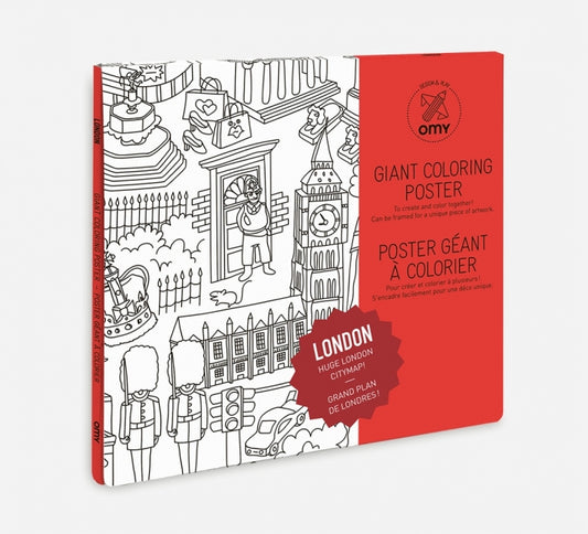 Londres - Poster Géant à Colorier