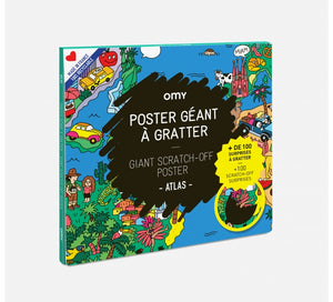 Atlas - Stickers et Poster Géant à Gratter