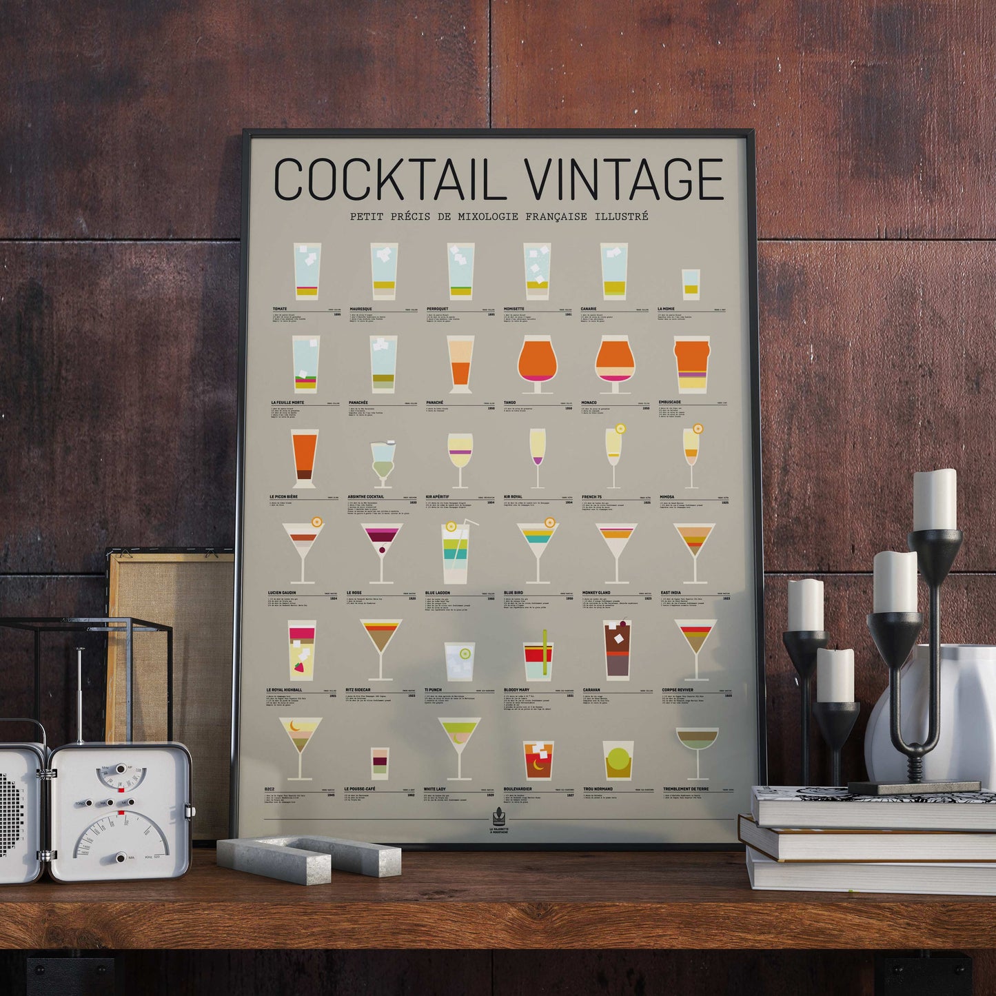 Cocktail Vintage - 50x70cm
