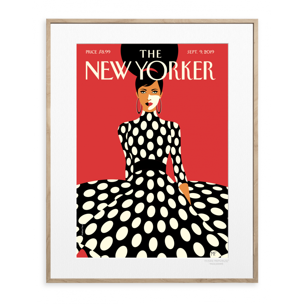 Affiche New Yorker Favre - 191 Sweeping into Fall - Image Republic