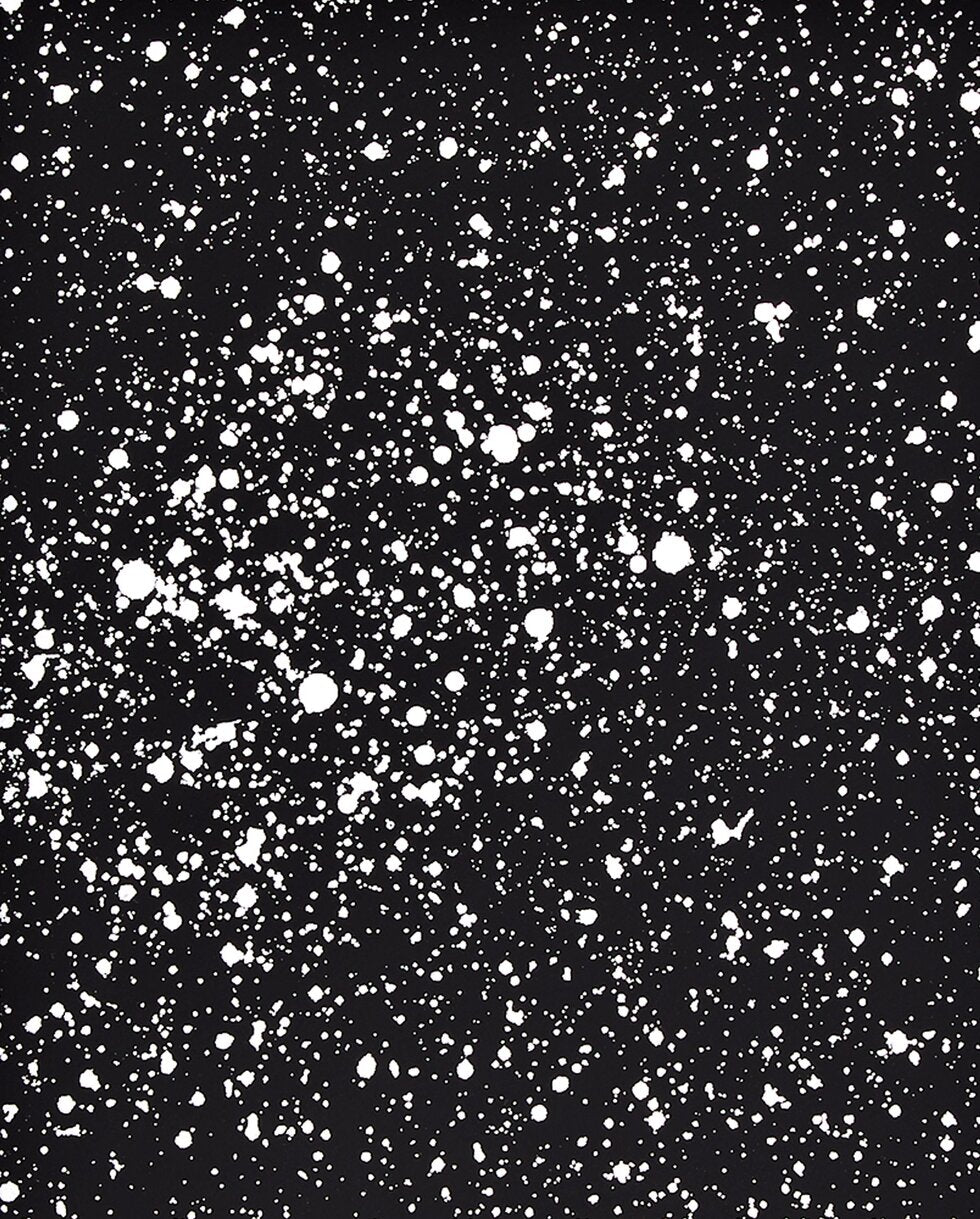 Petit carnet Milky Way par Nuuna - Couverture noire constellée de blanc