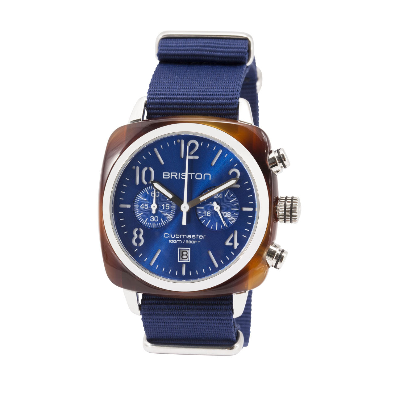 Clubmaster Classic Acétate - Chronographe  Cadran Bleu Soleillé