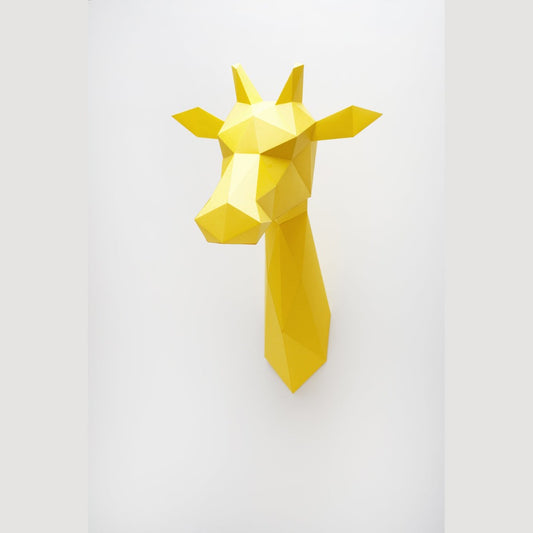 Girafe - Trophée en Papier Origami