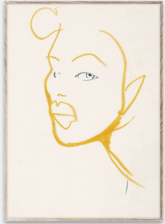 "Silhouette 03" - Illustration d'Amélie Hegardt, 30x40 cm pour Paper Collective