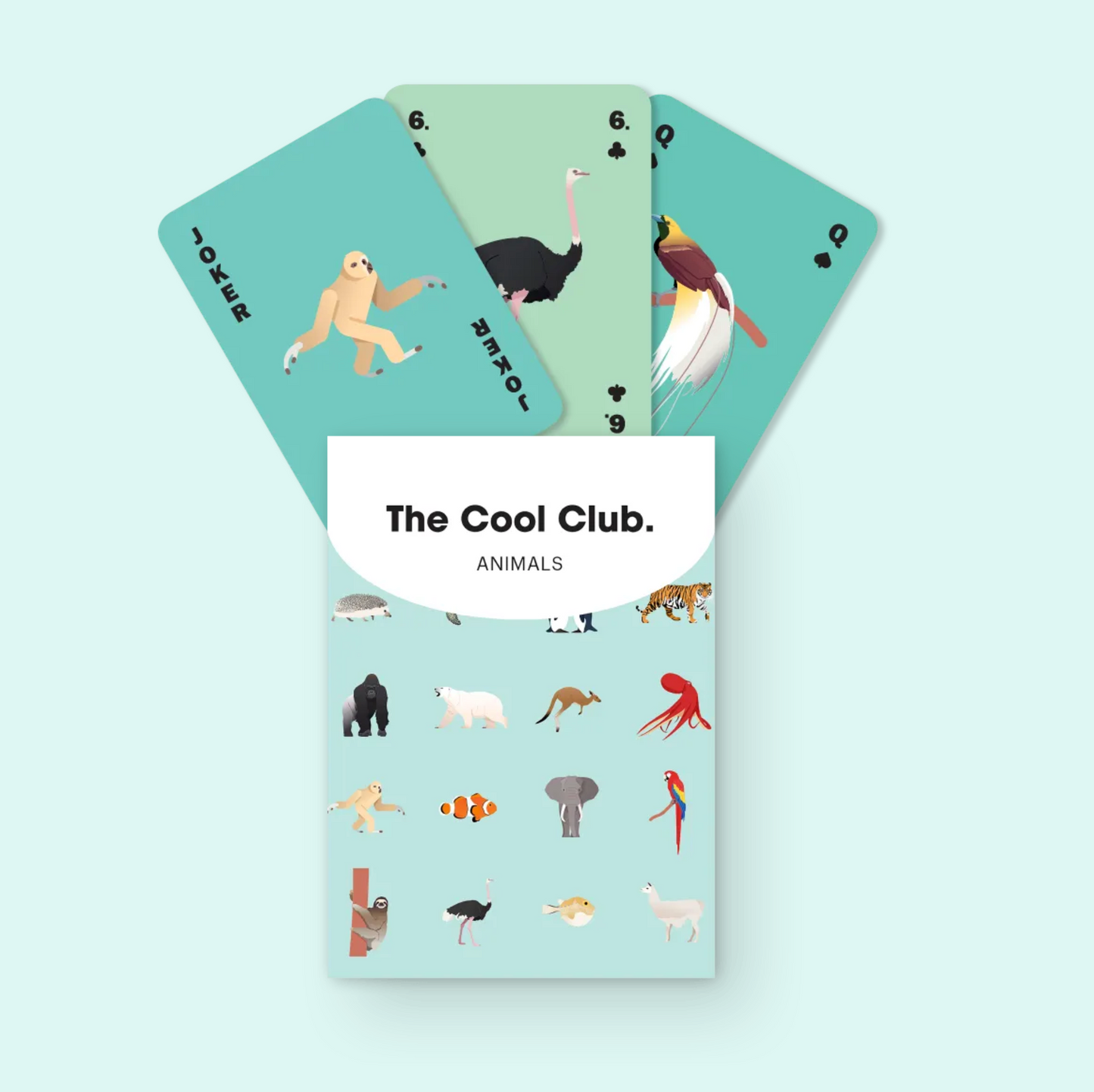 Animals - jeu de 54 cartes par The Cool Club